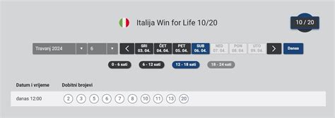 win for life 10/20